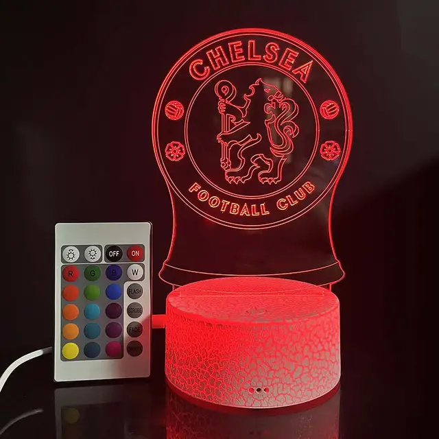 Veilleuse Led 3D Football Fan