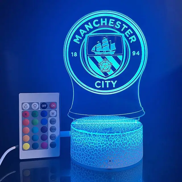 Veilleuse Led 3D Football Fan