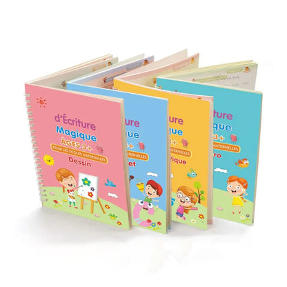 Pack Rentrée Scolaire – Tableau adhésif durable + Cahiers magiques + Ardoise OFFERTE🎁